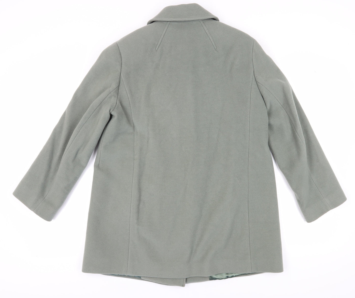 Womens UK Size 14 Eastex Green Pea Coat Coat