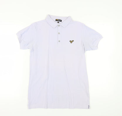 Voi Jeans Men's White Polo Shirt, Size S, Casual Style