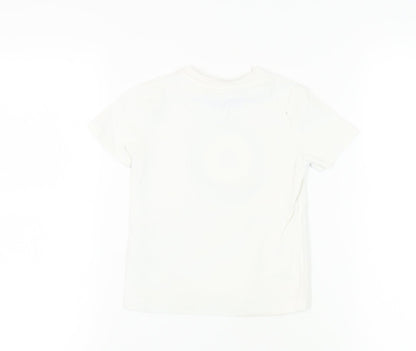 Ben Sherman Boys White Graphic T-Shirt 3-4 Years