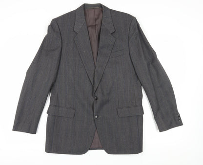 Mens UK Size 42 Bäumler Regular Grey Suit Jacket