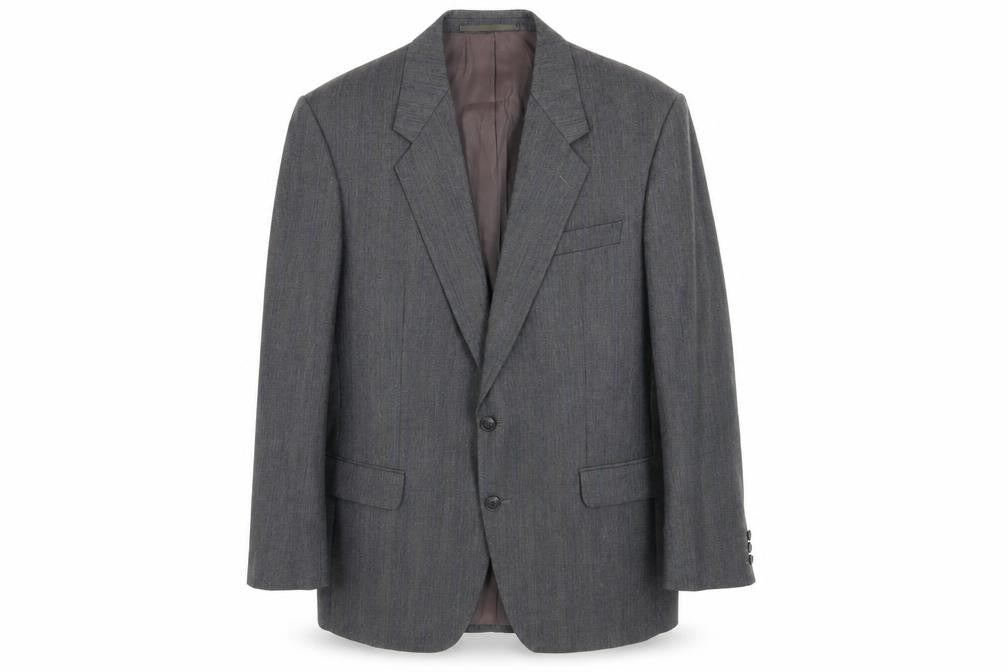 Mens UK Size 42 Bäumler Regular Grey Suit Jacket