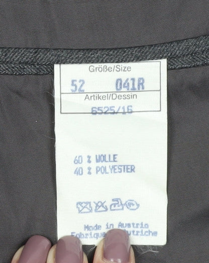 Mens UK Size 42 Bäumler Regular Grey Suit Jacket