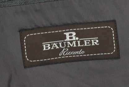 Mens UK Size 42 Bäumler Regular Grey Suit Jacket
