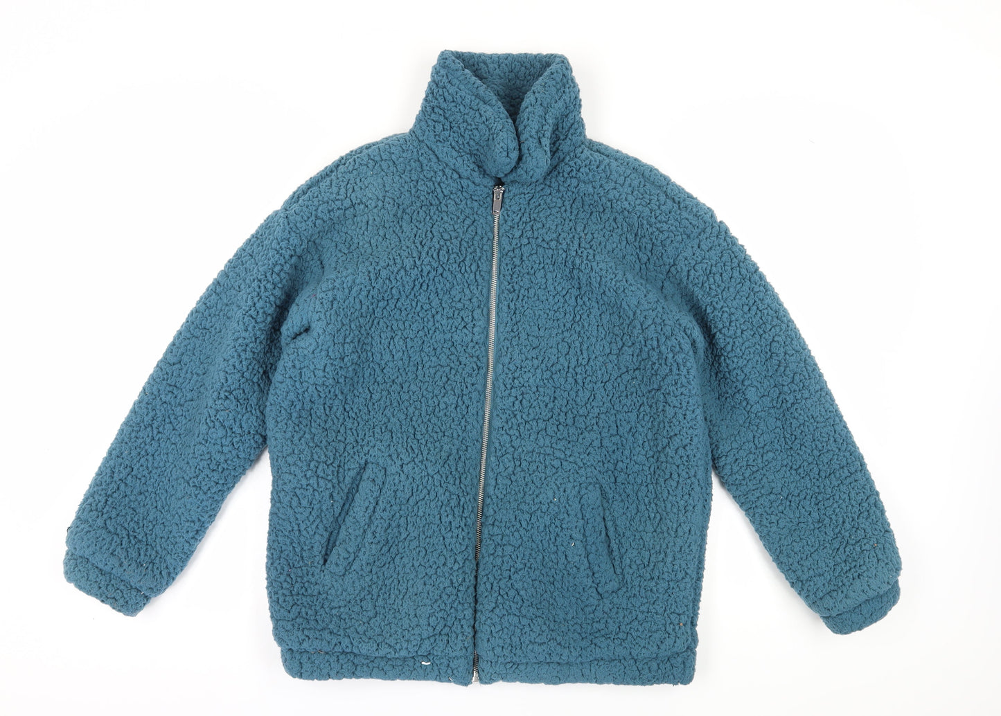 Jacqueline de Yong Women's Blue Fleece Jacket, Size S