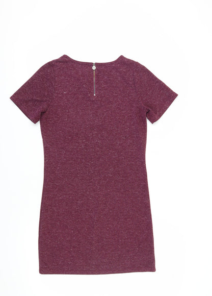 Firetrap Women's Purple Size 8 Bodycon Mini Dress