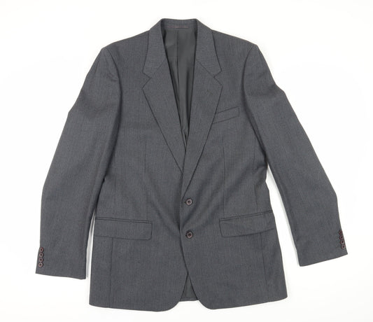 Mens UK Size 40 Centaur Regular Grey Suit Jacket