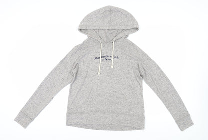 Abercrombie & Fitch Women's Grey Pullover Hoodie S