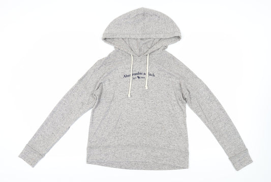 Abercrombie & Fitch Women's Grey Pullover Hoodie S