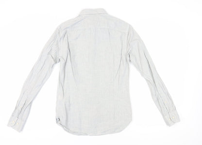 Banana Republic Men's Ivory Striped XS Casual Shirt