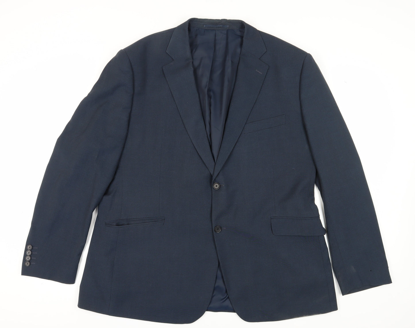 Mens UK Size 50 Dehavilland Regular Blue Suit Jacket