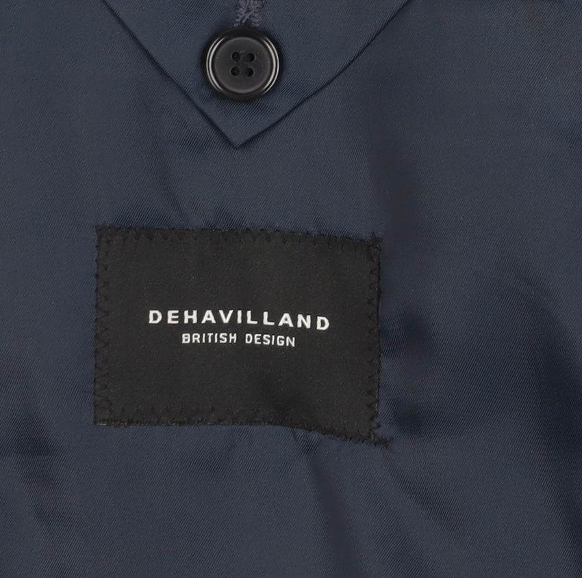 Mens UK Size 50 Dehavilland Regular Blue Suit Jacket