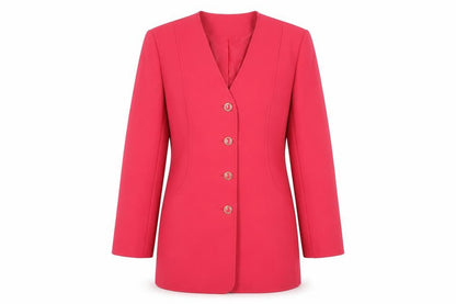 Womens UK Size 12 Eastex Regular Red Suit Jacket