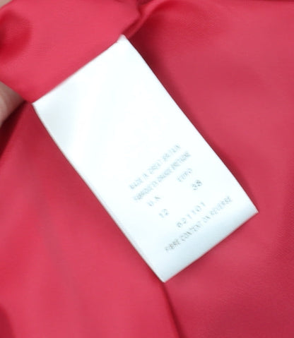 Eastex Women's Red Regular Fit Suit Jacket Size 12