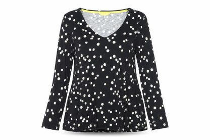 Womens UK Size 8 Joules Black Basic T-Shirt