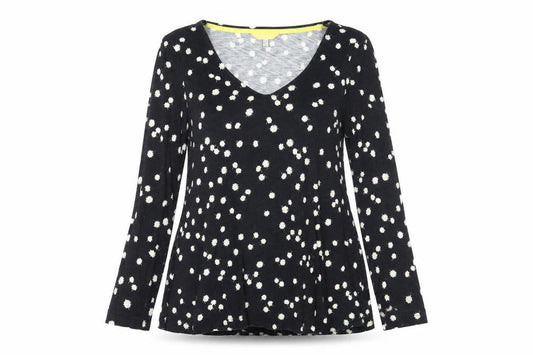 Womens UK Size 8 Joules Black Basic T-Shirt
