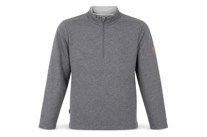 Mens UK Size L Trespass Grey 1/4 Zip Sweatshirt