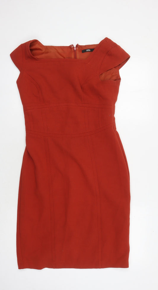Marks and Spencer Women's Red Sheath Dress Size 10