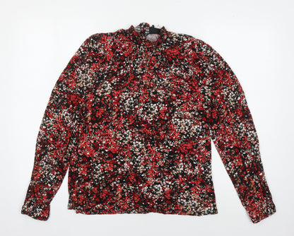 Womens UK Size 10 Wallis Multicoloured Basic Blouse