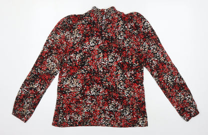 Womens UK Size 10 Wallis Multicoloured Basic Blouse