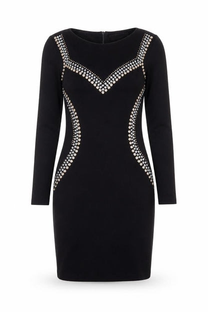Topshop Women Black Size 8 Petite Bodycon Dress