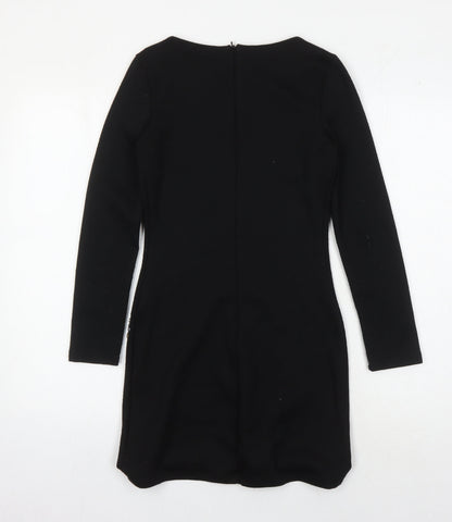 Topshop Women Black Size 8 Petite Bodycon Dress