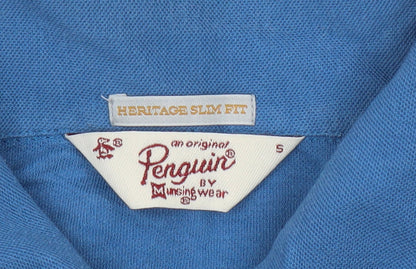 Original Penguin Men's Blue Slim Fit Polo Shirt