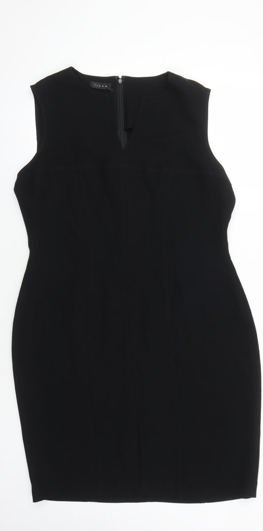 Linea Women's Black Sheath Dress Size 16