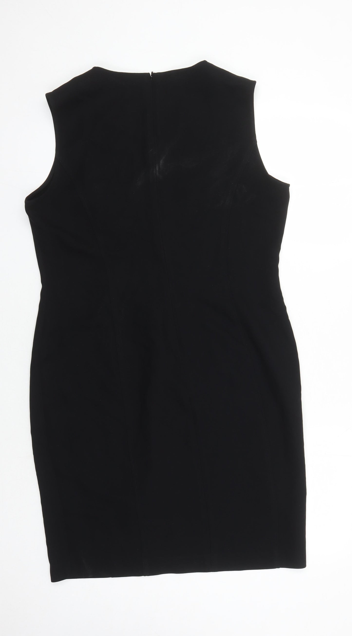 Linea Women's Black Sheath Dress Size 16