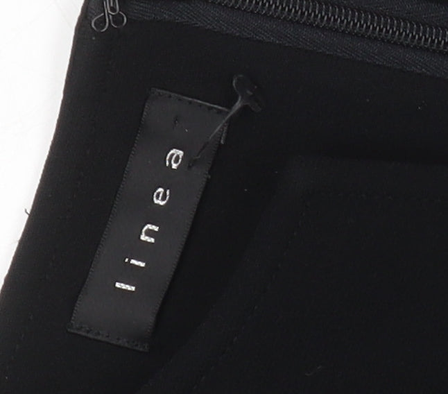 Linea Women's Black Sheath Dress Size 16