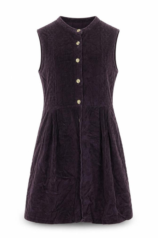 Bridgewater Women's Purple Corduroy Jumper Dress Size 10