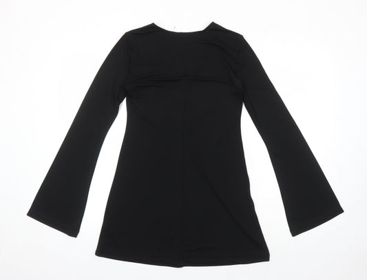 ASOS Women's Black Shift Dress Size 8