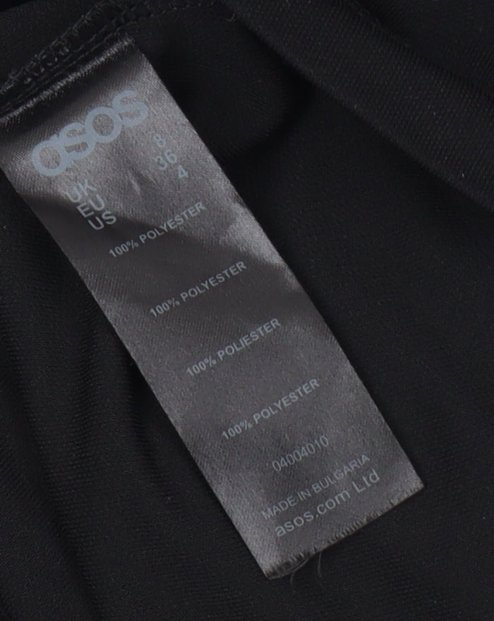 ASOS Women's Black Shift Dress Size 8