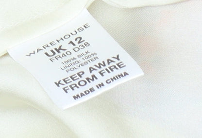 Warehouse Women’s Multicoloured Silk A-Line Dress