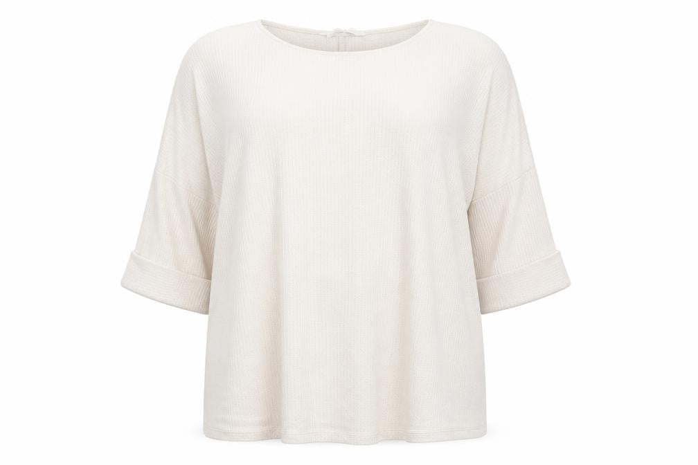 Womens UK Size 18 Apricot Beige Pullover Jumper