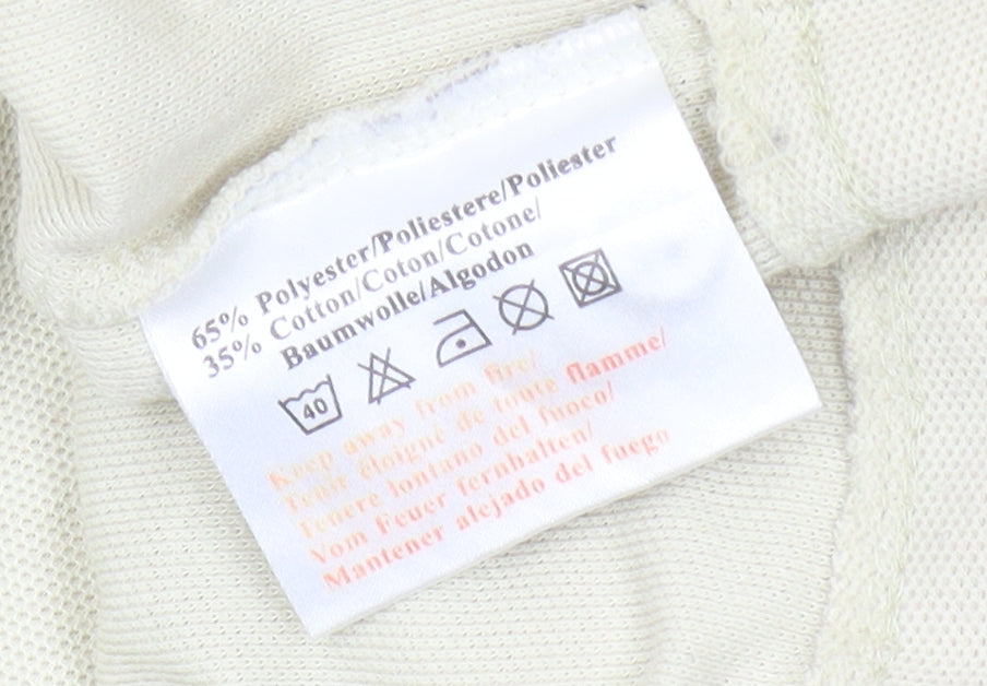 Umbro Men's Beige Polo Shirt M Casual Short Sleeve