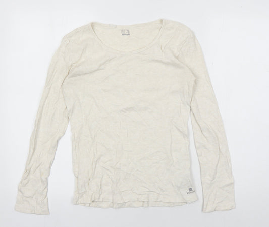 Decathlon Women Beige Basic Jersey Top XL