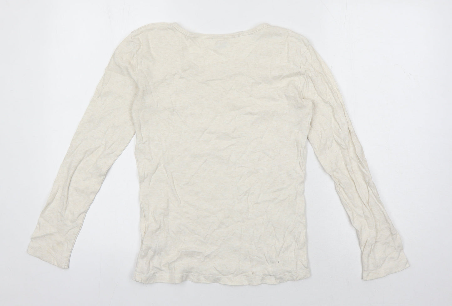 Decathlon Women Beige Basic Jersey Top XL