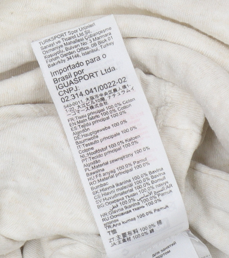 Decathlon Women Beige Basic Jersey Top XL