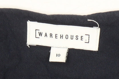 Warehouse Blue Shift Dress, Women, Size 10, Casual, Half Sleeve