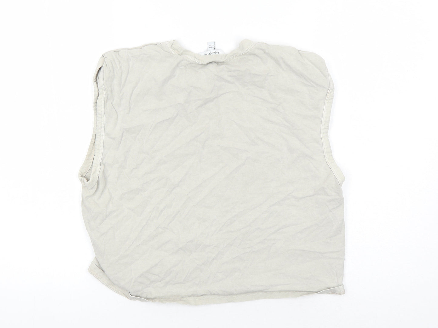 & Other Stories Women's Beige Sleeveless Cotton Tank