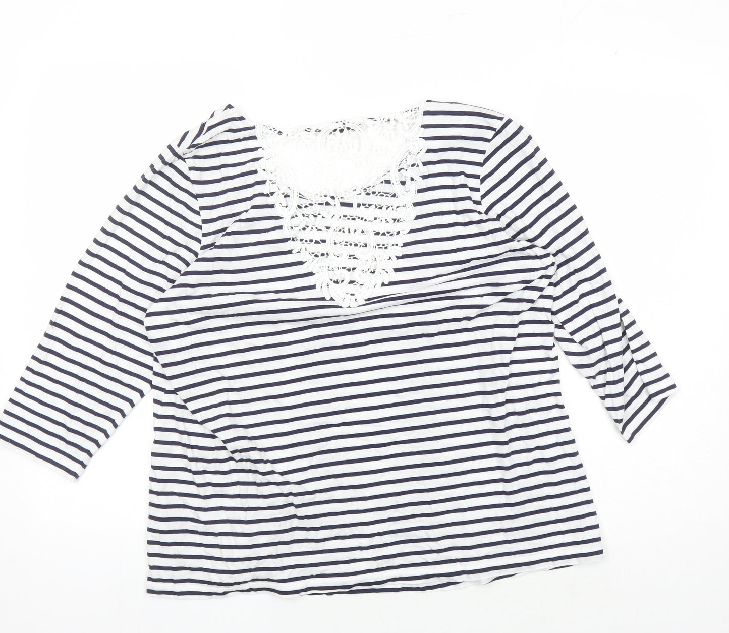 Womens UK Size 18 Marks and Spencer Multicoloured Basic T-Shirt