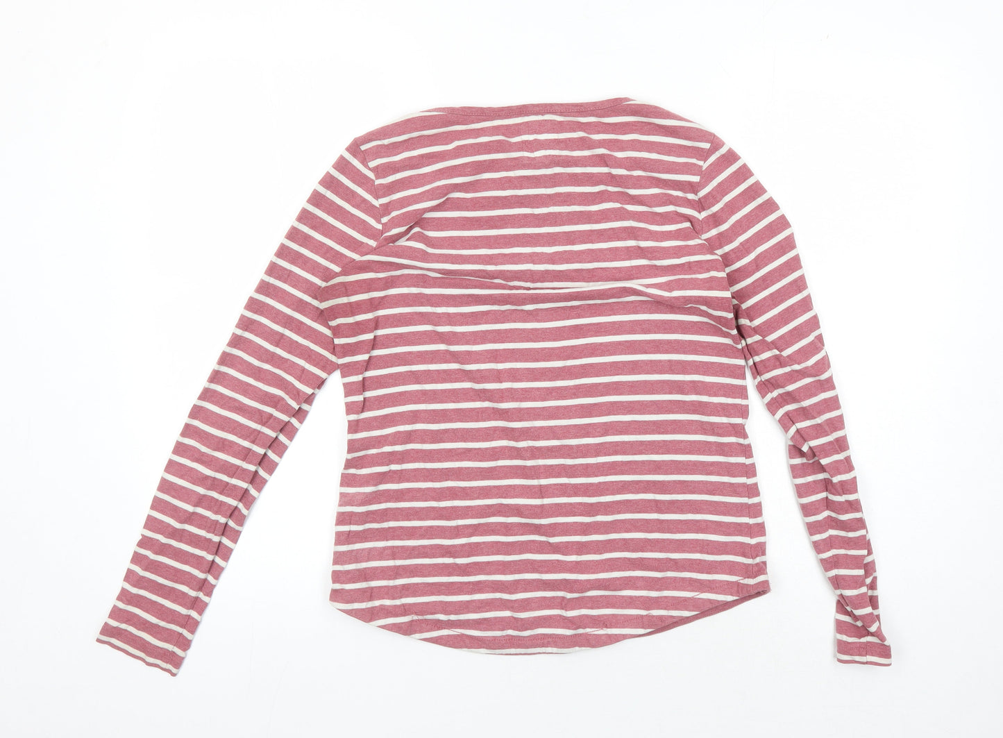 Womens UK Size 8 Fat Face Red Basic T-Shirt