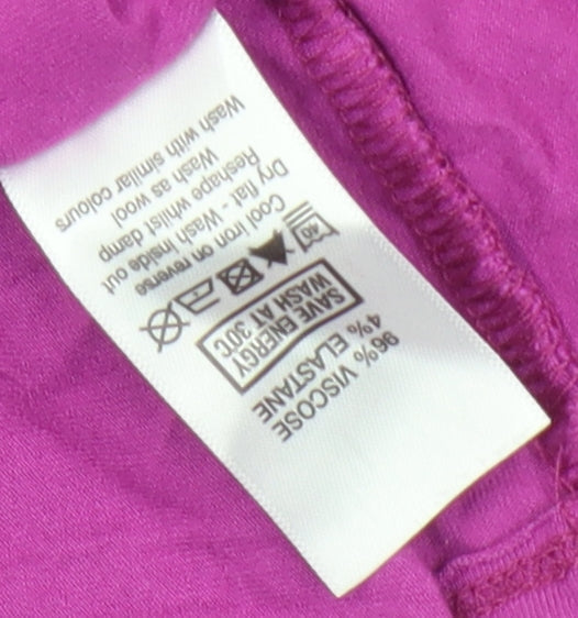 Womens UK Size 14 Wallis Purple  T-Shirt