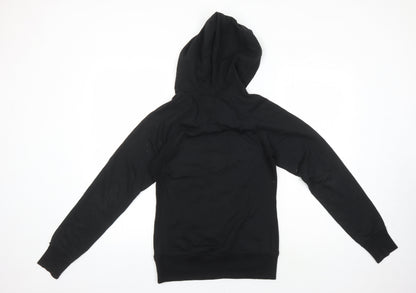 Kavio Men's Black Graphic Print Pullover Hoodie M