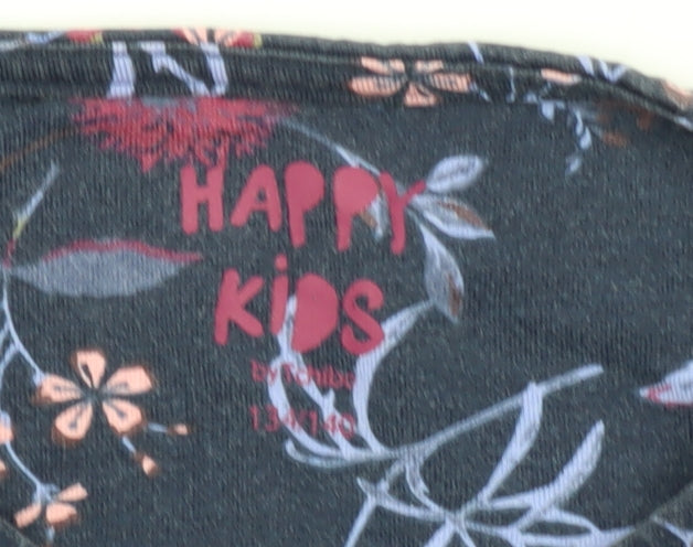 Happy Kids Multicoloured Floral A-Line Dress - 9-10 Years