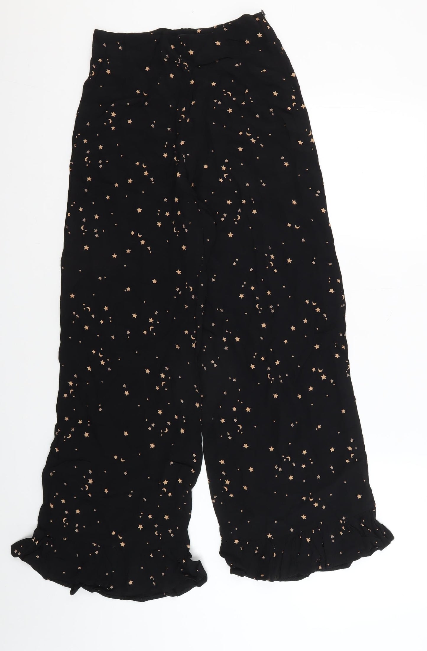 Womens UK Size 6 Nobody's Child Relaxed Fit  Black Trousers