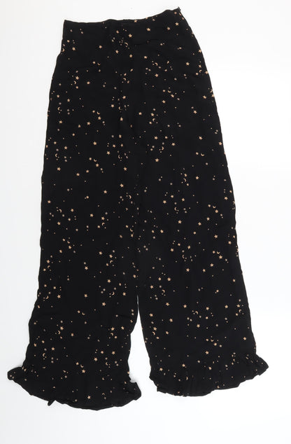 Womens UK Size 6 Nobody's Child Relaxed Fit  Black Trousers