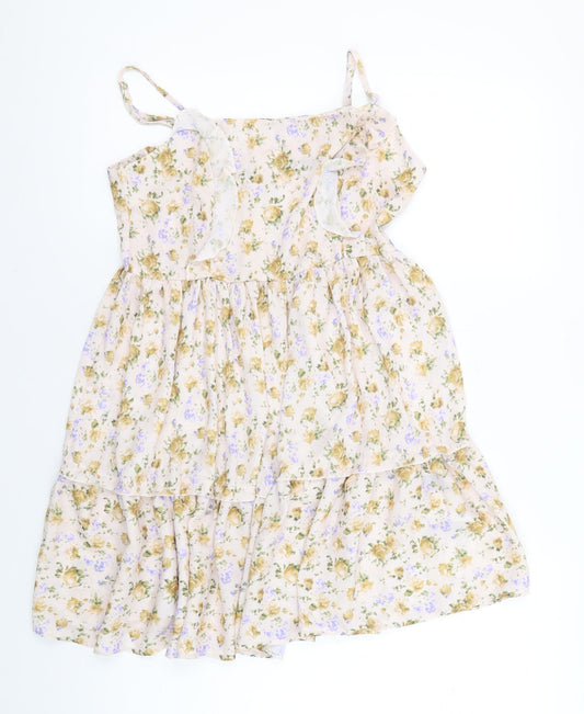 Boohoo Women's Floral Slip Dress UK 8 Multicoloured