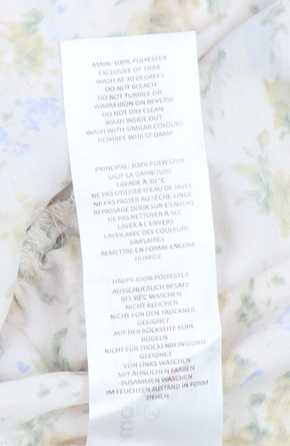 Boohoo Women's Floral Slip Dress UK 8 Multicoloured