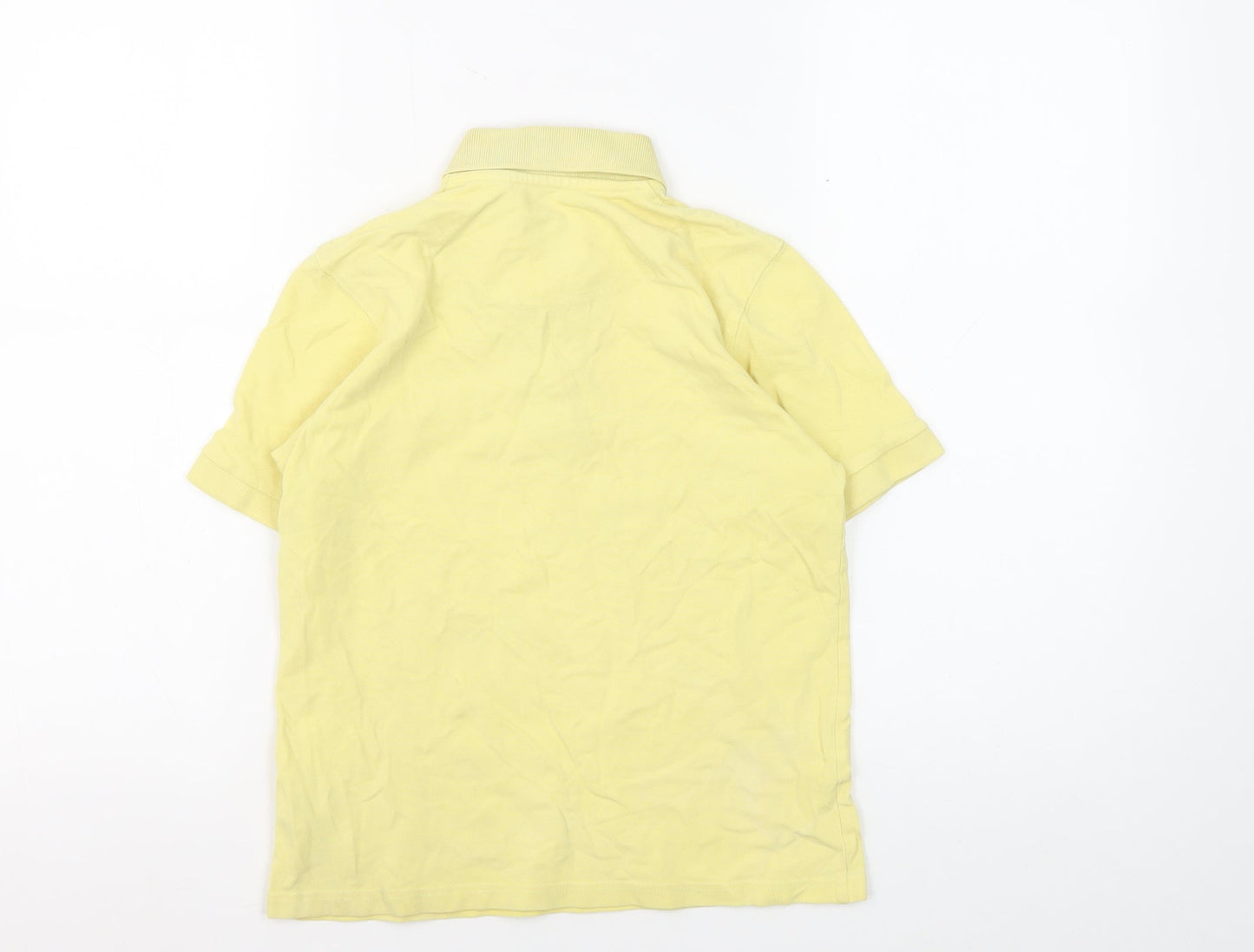 Timberland Boys Yellow XS Polo Shirt Short Sleeve Collared